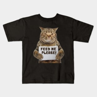 Feed me please Kids T-Shirt